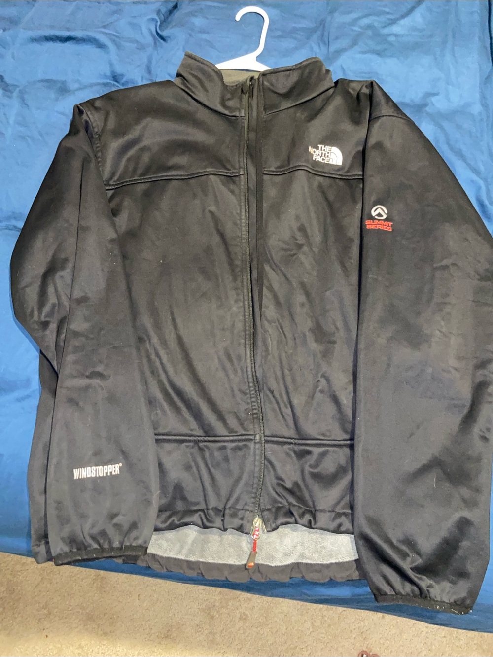 The North Face Black Windstopper Full-Zip Jacket